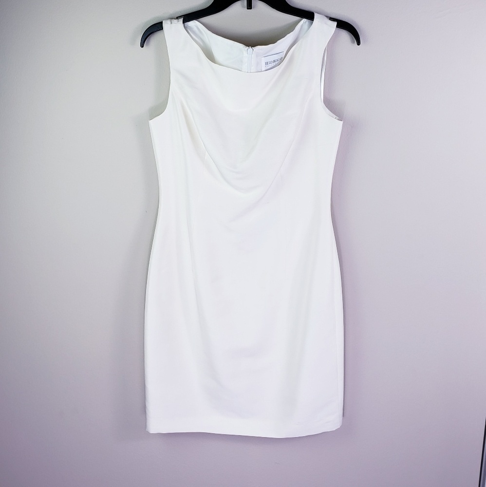 HUGO BUSCATI 100% SILK DRESS, SIZE 8